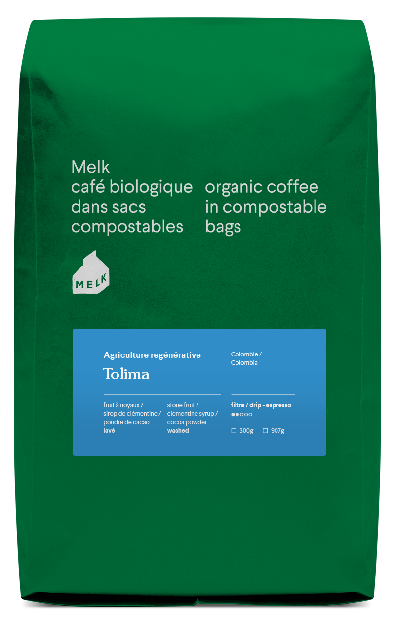 Tolima, Colombia - Biologique Régénérative - Espresso/Filtre